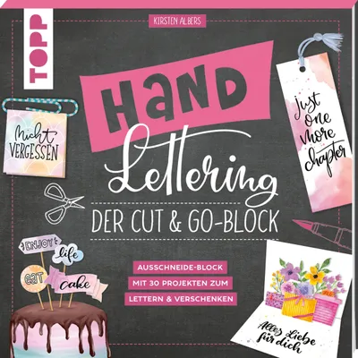 Produktbild von Handlettering. Der Cut & Go-Block