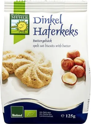 Immagine prodotto di Biscotti di farro e avena 125 g