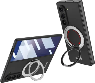 Obrázok produktu pre Pre Samsung Galaxy Z Fold7 5G GKK Ultra tenké puzdro s 360° krúžkom čierne