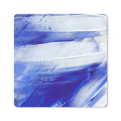Produktbild von MuchoWow® Mauspad Mousepad Farbe - Design - Blau 20x20 cm - Mousepads - Maus Mat - Pad - Mausunterlage - Desk Mat - Bureauartikeln