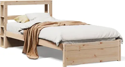 Produktbild von Bettgestell mit Kopfteil ohne Matratze 75x190 cm