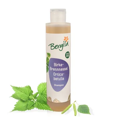 Immagine prodotto di Shampoo alle erbe con betulla e ortica 200 ml. biologico - Bergila