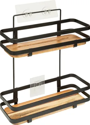 Produktbild von 5five Simply Smart Hängeregal Blackacia, Regal, Stahl / Akazie, Schwarz, 25.5 x 15.5 cm, 204905
