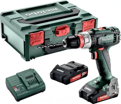 Produktbild von Metabo BS 18 L QUICK, Handbohrmaschine, Ohne Schlüssel, Schwarz, Grün, Rot, Silber, 1,3 cm, 1800 RPM, 2 cm