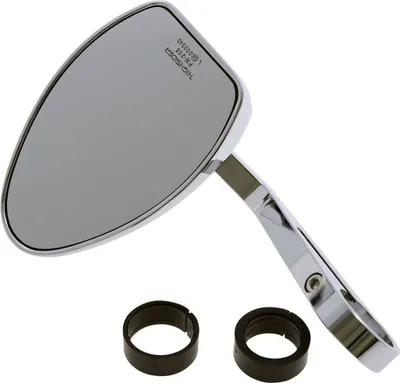 Produktbild von Lenkerendenspiegel Motorrad FERRARA 2,verchromt, 1 Zoll 25,4 mm - 7/8 Zoll 22 mm