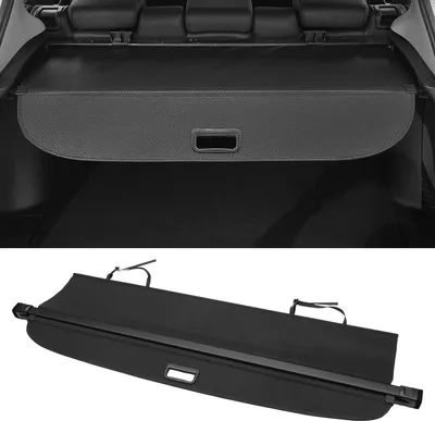 Produktbild von Kofferraum ausziehbare Laderaumabdeckung für Toyota 4Runner 2003-2009 Heckklappenregal Gepäcksicherheitsabdeckung Schattierung, Leinwand, Glanzschwarz