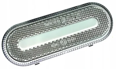 Obrázek produktu pro Poziční LED světlo bílé, elipsové obrysové, 0,2W, 12-24V