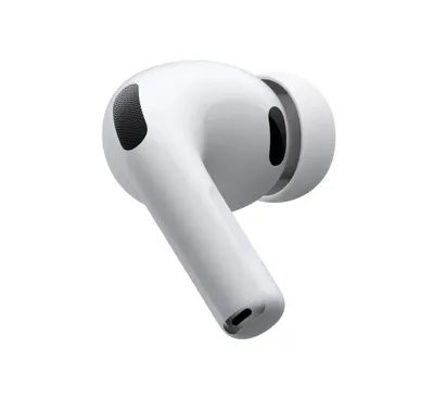 Produktbild von Apple AirPods Pro 3 rechts + Apple Ohreinsätze 5 Stücke – Ersatz Ohrstück (Modell A3063) – Einzelner AirPod Nur rechte Seite inkl YouPods Anleitung