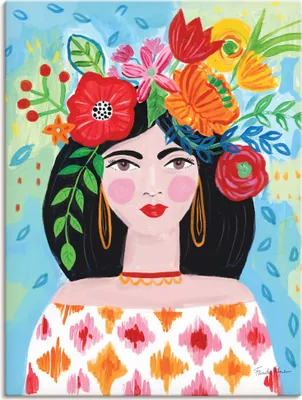 Produktbild von ARTland Leinwandbild Boho Girl I Größe: 30x40 cm