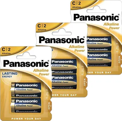 Zdjęcie produktu dla 3x baterie PANASONIC ALCALINA LR-14
