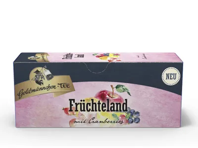 Produktbild von Goldmännchen-Tee Früchteland - Tee, Früchtetee