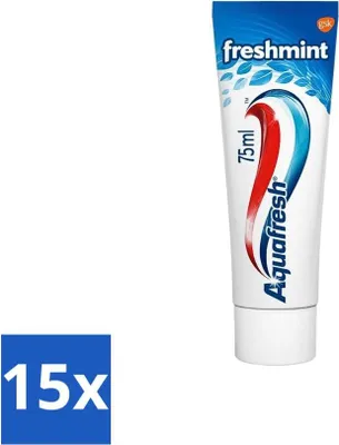 Immagine prodotto di Aquafresh Dentifricio Freshmint Fresh Breath 75 ml - Confezione risparmio - 15 pezzi