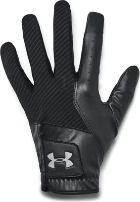 Produktbild von UNDER ARMOUR Medal Golfhandschuh Herren 002 - black/black/steel L (links)
