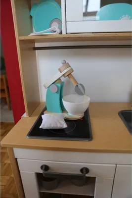 Image de 12x BURI Robot de cuisine pour enfants Set de 3 bols à mélanger Jouets d'intérieur Jardin Cuisine