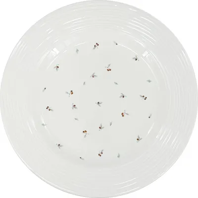 Zdjęcie produktu dla Croft Berries porcelanowy płytki talerz 27,5 cm, zielony/czerwony