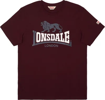 Produktbild von Lonsdale Lion Two Tone Kurzarm-t-shirt Rot M Mann Rot M