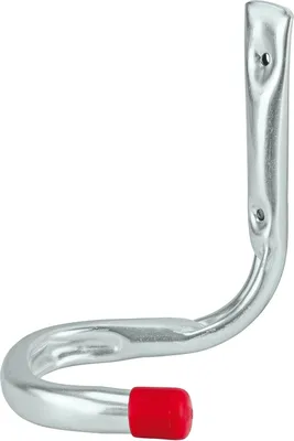 Produktbild von Fahrrad Wandhaken 150 x 150 x 110 mm verzinkt rot gummiert