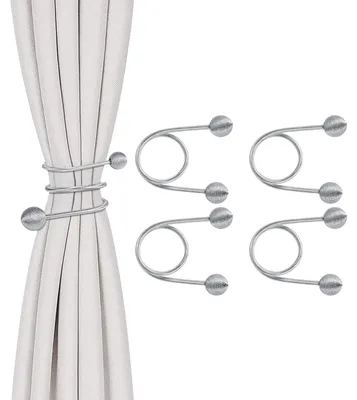 Productafbeelding van Solidchoice - Set van 4 Gordijnstrikkers met Baldecoratie
