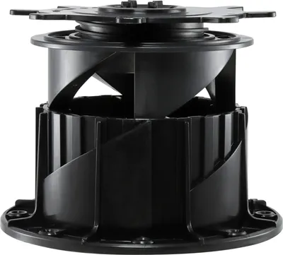 Produktbild von beko TERRASYS ErgoSpeed® Stelzlager 85 bis 125 mm Modulbaugruppe in Kombination mit Auflageteller für Bauteilhöhe 85 - 125 mm 505 90 125