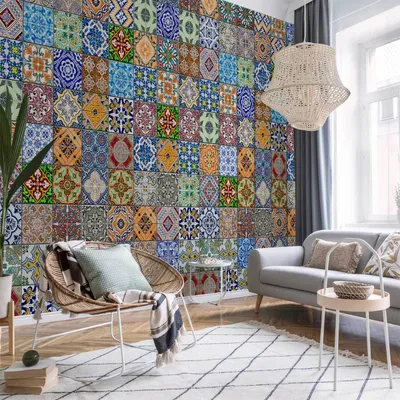 Immagine prodotto di Vlies Tapete - Mosaico colorato 50x1000 cm Muster f-B-0009-j-b