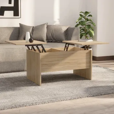 Produktbild von Couchtisch Sonoma-Eiche 80x50x42,5 cm Holzwerkstoff , Couchtische Design 2024