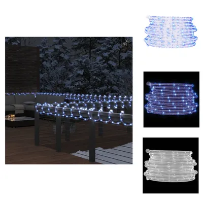 Produktbild von vidaXL Lichtschlauch 240 LEDs Kaltweiß 10 m PVC -  Weihnachtsbeleuchtung