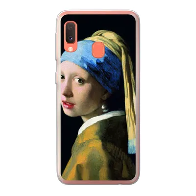 Produktbild von MuchoWow® Handyhülle Schutzhülle Hülle für Samsung Galaxy A20e Das Mädchen mit dem Perlenohrring - Johannes Vermeer Silikon Softcase Handy Hülle - Abdeckung