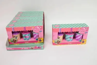 Produktbild von Canenco Lipbalm Set: Candy Cups - 3 Stück für Kinder