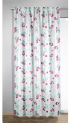 Produktbild von Fertigschal verdeckte Schlaufen "Meerjungfrau" - Größe (HxB) 245x135cm - rosa