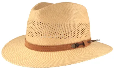 Original hangefertigter Panama Traveller von Hut-Breiter in beige