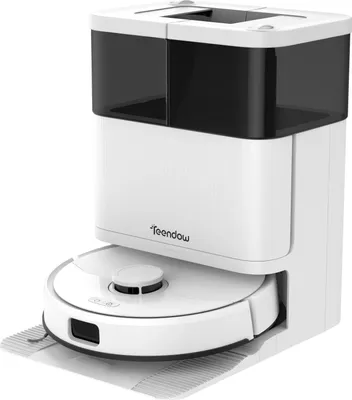 Produktbild von Saugroboter mit Wischfunktion - D63S Ultra - 10 kPa Saugleistung - Kantenreinigung - Automatische Moppreinigung - Selbstentleerung - 160 min Laufzeit - 230V