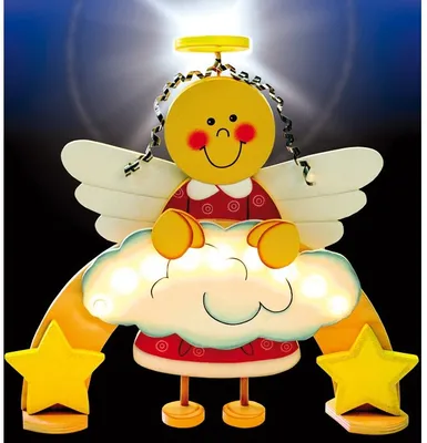 Produktbild von Nachttisch-Lampe Engel, mit 10 Lämpchen