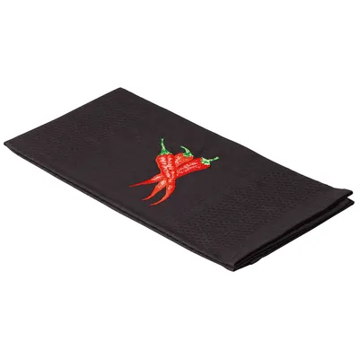 Produktbild von Vista Portuguese Geschirrtuch Chili schwarz 50x70cm