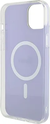Obrázok produktu pre Puzdro GUESS Hardace IML Iridescent Magsafe pre iPhone 15 Plus 6,7 palca fialové GUHMP15MHITSU