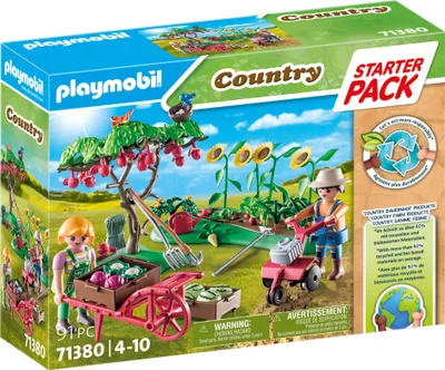 Produktbild von PLAYMOBIL Country 71380 Starter Pack Bauernhof Gemüsegarten