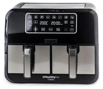 Immagine prodotto di KENWOOD Heißluftfritteuse Dual Air Fryer HFM20 2x4l 1700W schwarz/ES 302761 5011423009971