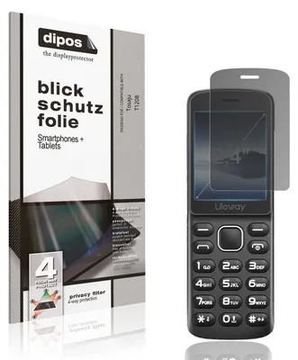 Produktbild von Blickschutzfolie für Tosaju T1208 matt Schutzfolie Folie Display Schutz dipos