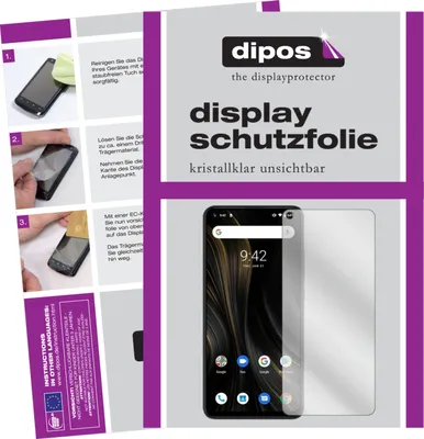 Obrázek produktu pro 2x ochrana displeje pro Umidigi Power 3 čirá ochranná fólie displeje dipos