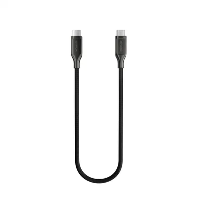 Produktbild von Nomad NM014933858, 0,3 m, USB C, USB C, USB 2.0, Schwarz
