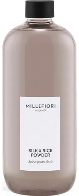 Zdjęcie produktu dla Millefiori Milano, wkład do dyfuzora zapachowego, Silk & Rice Powder, 500 ml