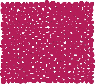 Zdjęcie produktu dla MSV 140887 Mata pod prysznic Mata antybakteryjna antypoślizgowa z przyssawkami - fuksja/różowy - ok. 53 x 53 cm