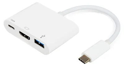 Image de VIVanco™Adaptateur USB Type C HDMI 3 en 1