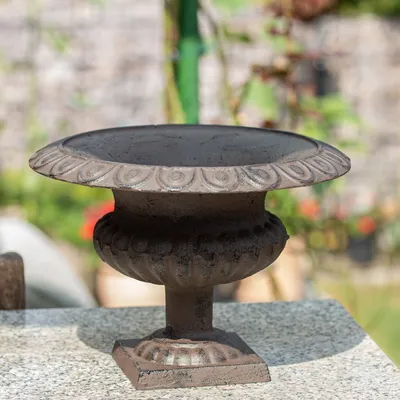 Produktbild von Französische Vase aus Gusseisen, Blumenvase,Gartendeko