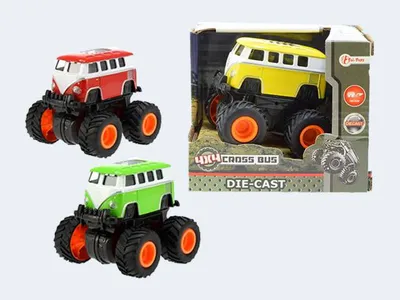 Produktbild von Jonotoys Druckguss-Cross-Van 4x4 mit Friktionsantrieb