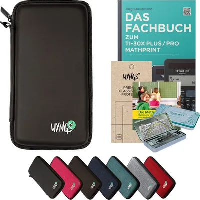 Produktbild von CALCUSO Zubehör Streberpaket Schwarz kompatibel für Taschenrechner TI-30X Plus/Pro Mathprint