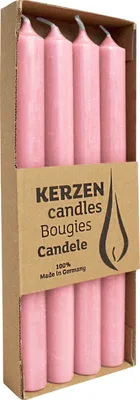 Produktbild von Stabkerze Rust.250x22 rosa 4St