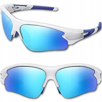 Produktbild von EdiBazzar Polarisiert Sportliche Sonnenbrille mit UV400 Spiegelgläsern