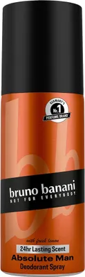 A product shot of a deodorant spray can.