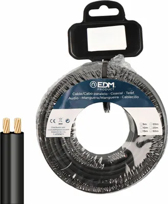 Immagine prodotto di Cavo parallelo piatto EDM 28715 Nero 25 m 2 x 0,75 mm