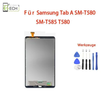 Produktbild von Für Samsung Galaxy Tab A10.1 2016 T580 T585 LCD Display Touchscreen Schwarz